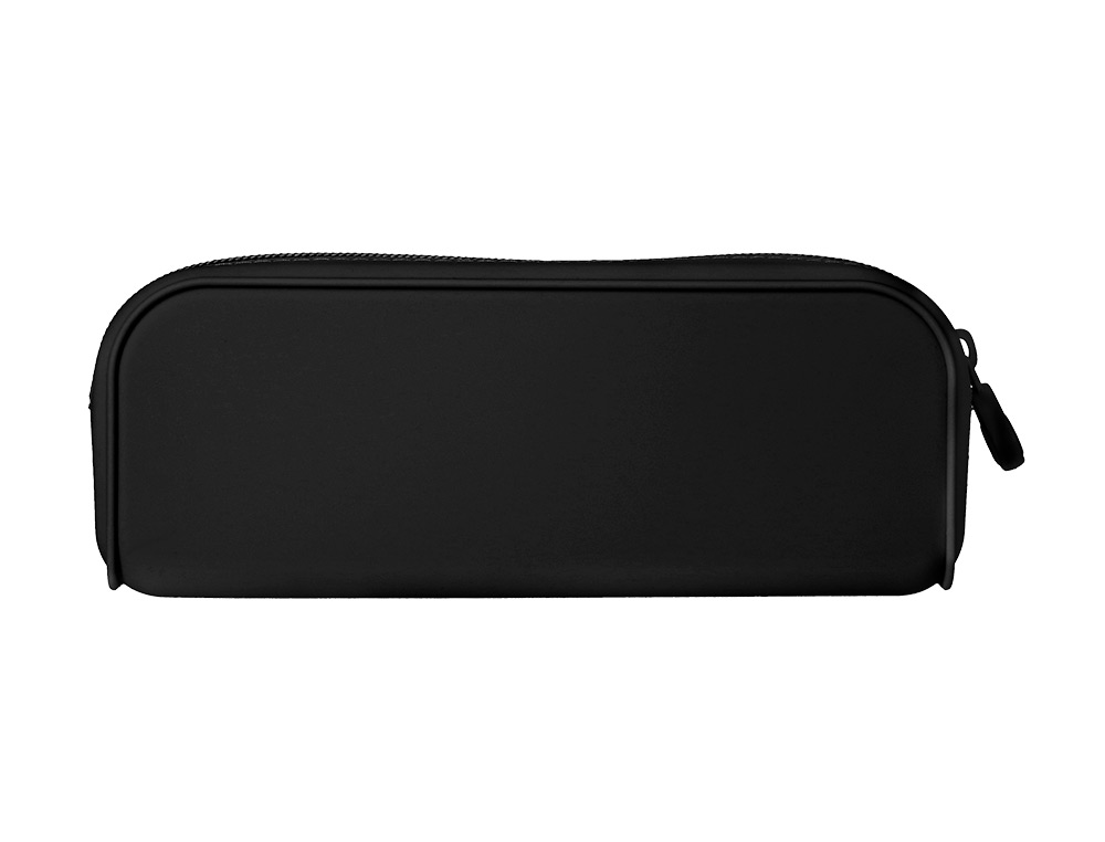 FOURRE-TOUT ANTARTIK RECTANGULAIRE 1 COMPARTIMENT  EN SILICONE MODELE PRISMA     185X50X75MM COLORIS NOIR