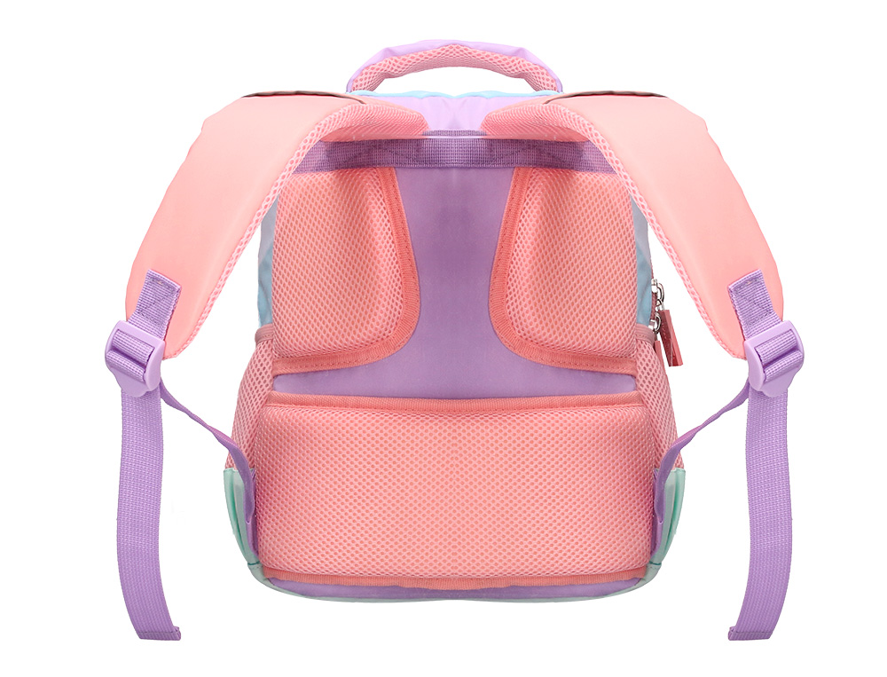 SAC A DOS LIDERPAPEL SCOLAIRE MULTIPOCHES ET MULTICOULEURS  PASTEL 35X11X27CM
