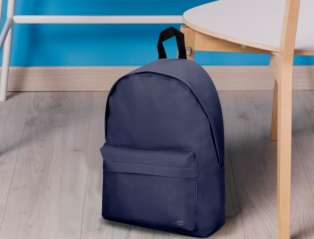 SAC A DOS LIDERPAPEL 1 COMPARTIMENT 40X12,5X30 CM COLORIS BLEU MARINE
