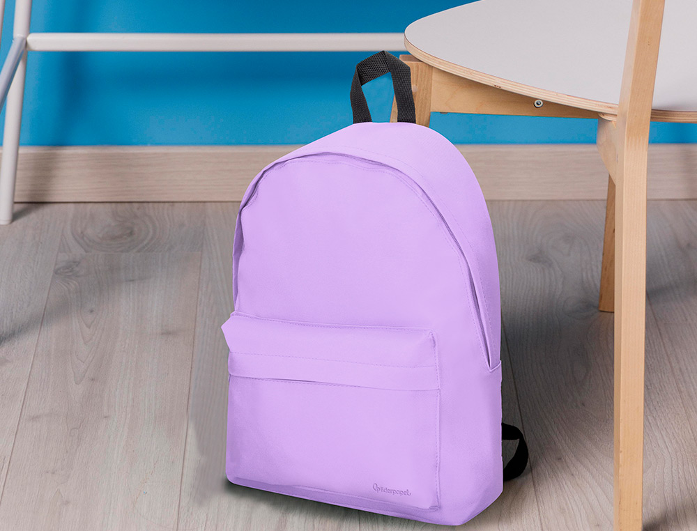 SAC A DOS LIDERPAPEL 1 COMPARTIMENT 40X12,5X30CM     COLORIS LILAS