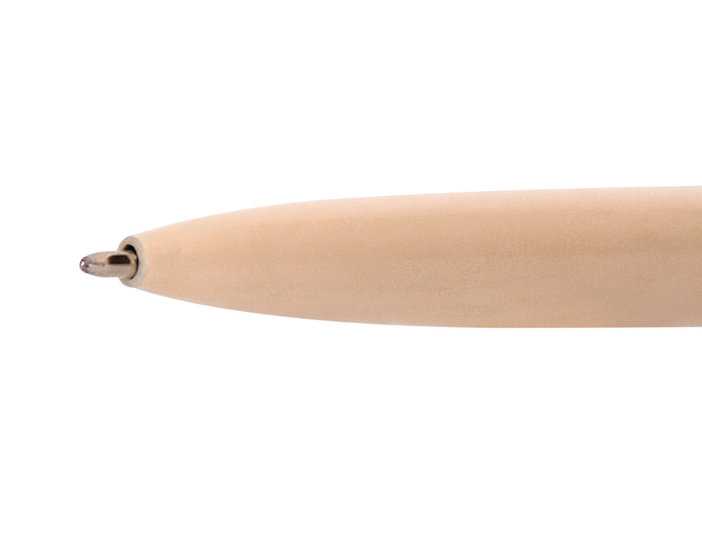 STYLO-BILLE BELIUS ROSE CORPS ALUMINIUM ENCRE BLEUE COLORIS BEIGE CLAIRE OR ROSE BOITE    DESIGN