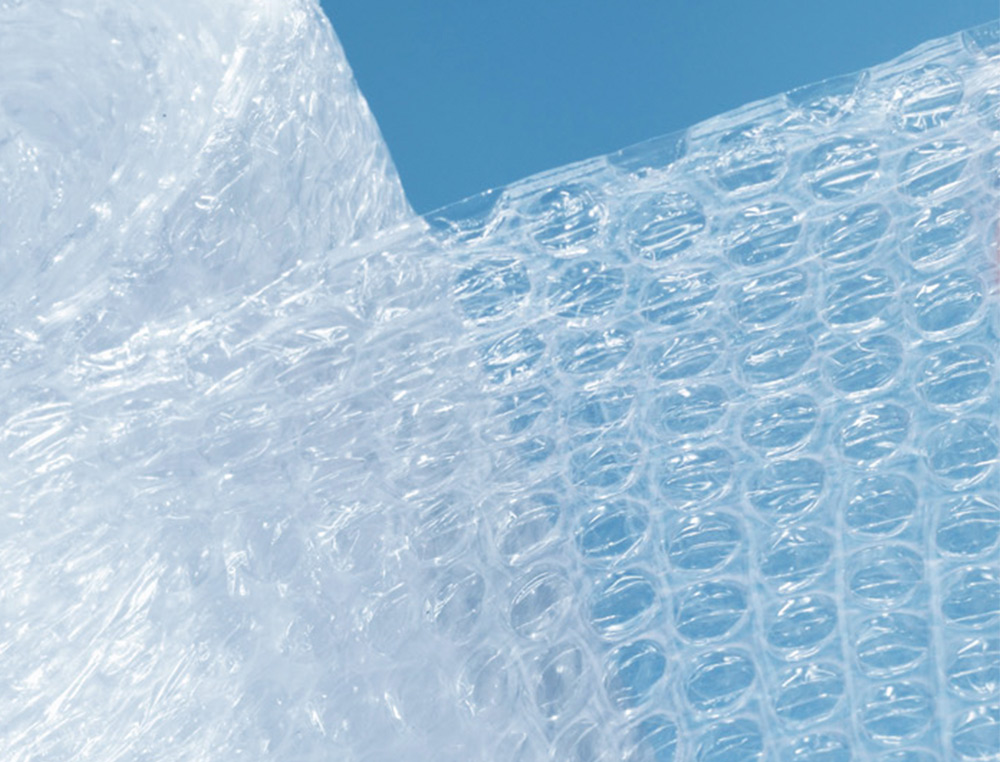 FILM A BULLES LIDERPAPEL ECOUSE 30% PLASTIQUE RECYCLE 30G/M2 ROULEAU 1X200M