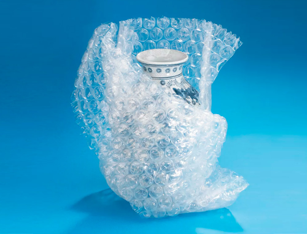 FILM A BULLES LIDERPAPEL ECOUSE 30% PLASTIQUE RECYCLE  30G/M2 ROULEAU 1,60X200M