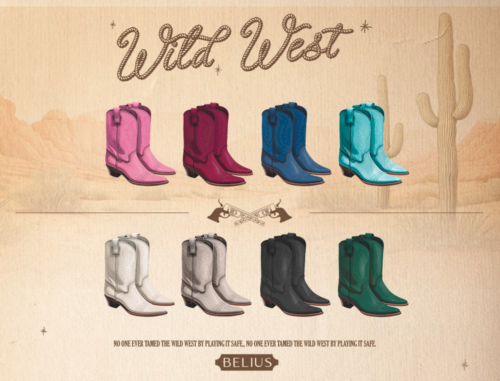 STYLO-BILLE BELIUS WILD WEST ALUMINIUM ENCRE NOIRE         ATTRIBUTS DORES COLORIS CREME COFFRET DESIGN