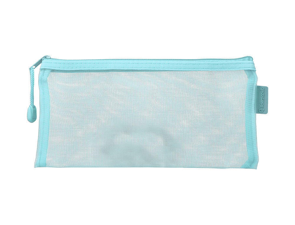 POCHETTE ZIP LIDERPAPEL MULTIUSAGE FORMAT TICKET      230X115MM FERMETURE ECLAIR    POLYESTER TRANSPIRABLE