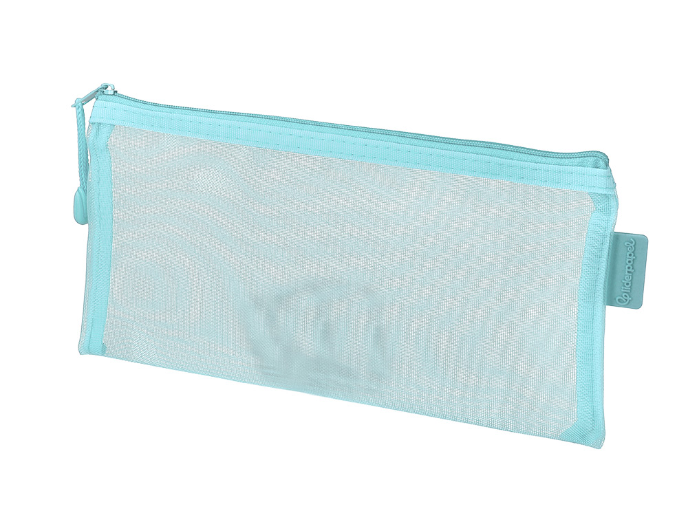 POCHETTE ZIP LIDERPAPEL MULTIUSAGE FORMAT TICKET      230X115MM FERMETURE ECLAIR    POLYESTER TRANSPIRABLE