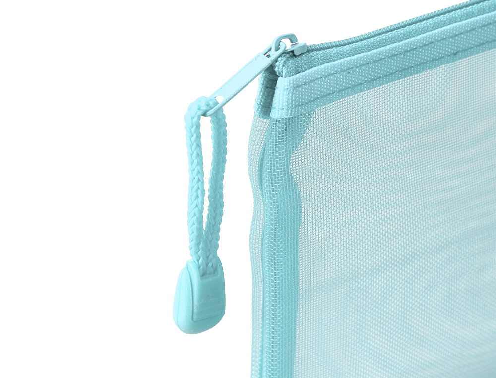 POCHETTE ZIP LIDERPAPEL MULTIUSAGE FORMAT TICKET      230X115MM FERMETURE ECLAIR    POLYESTER TRANSPIRABLE