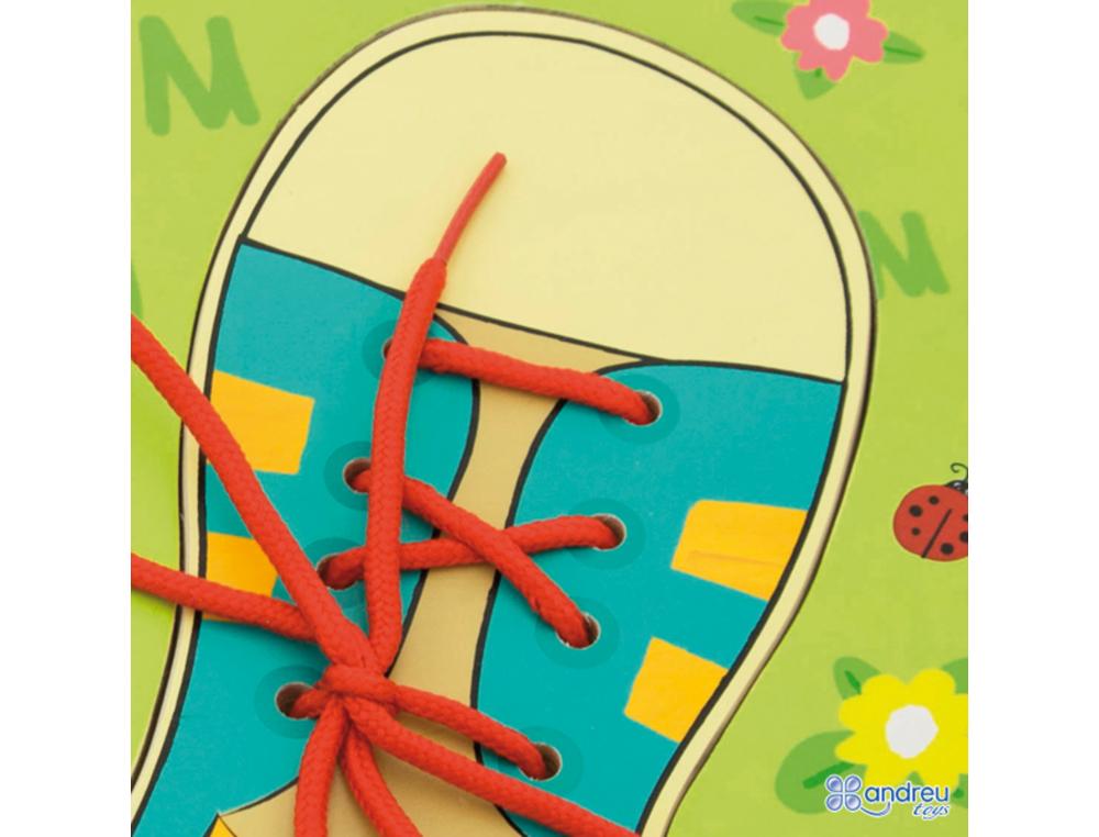 CHAUSSURES A NOUER ANDREU TOYS SUPPORT EN BOIS 30X22 CM