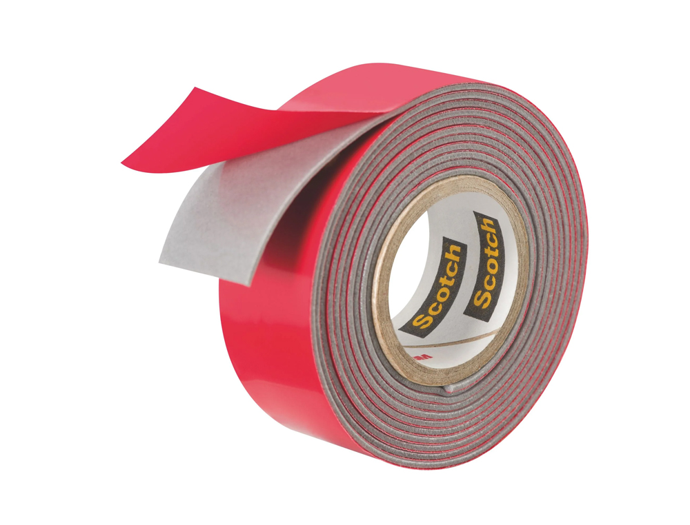 RUBAN FIXATION SCOTCH EXTRA FORT APPLICATION EXTRIEURE PAISSEUR 1.1MM RSISTANCE CHALEUR HUMIDIT 19MMX1.5M