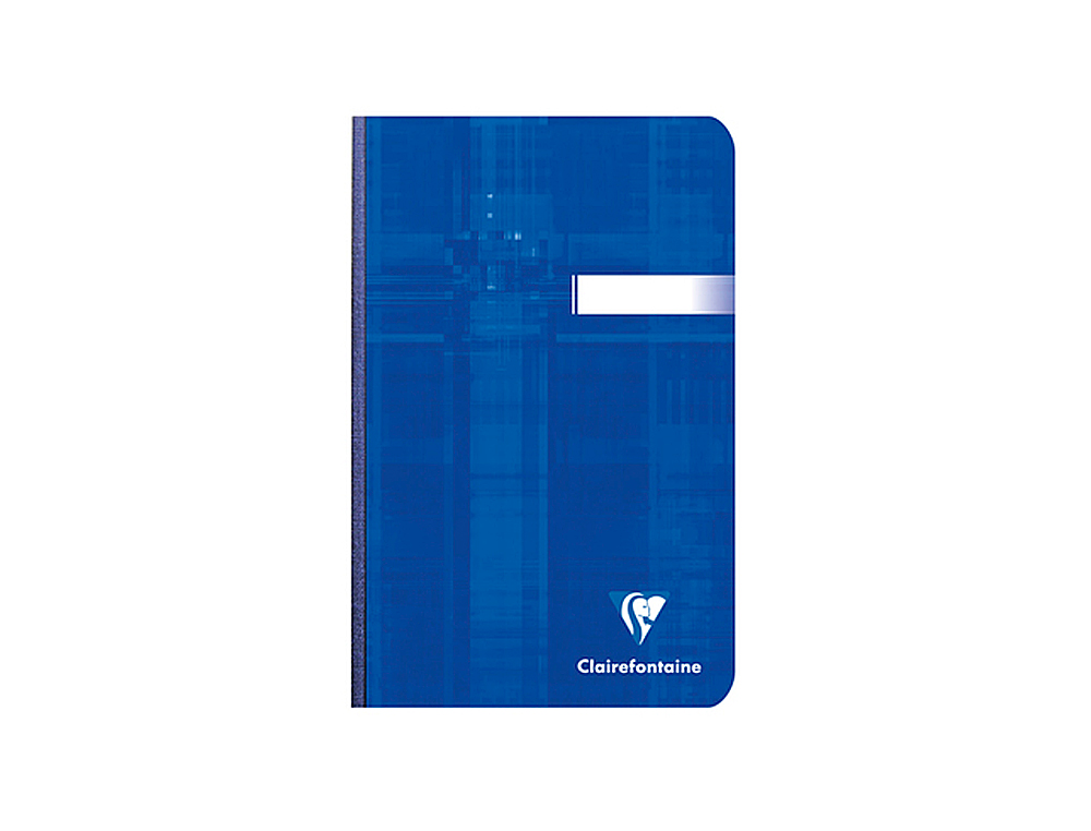 CARNET BROCH CLAIREFONTAINE PAPIER VLIN VELOUT COUVERTURE PELLICULE LAVABLE SOUPLE 11X17CM 192 PAGES 90G 5X5MM