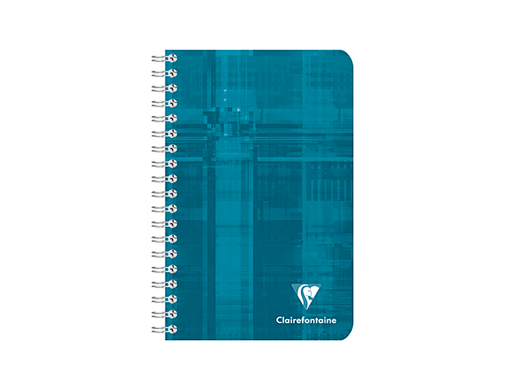 CARNET CLAIREFONTAINE RELIURE INTGRALE PAPIER VLIN VELOUT COUVERTURE PELLICULE LAVABLE 11X17CM 100 PAGES 90G 5X5MM
