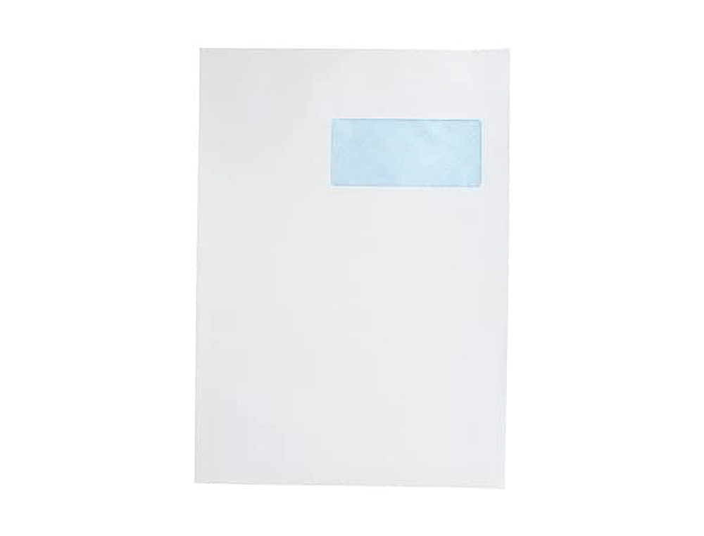 ENVELOPPE GPV C4 229X324MM 90G ADHSIVE FERMETURE RAPIDE SCURISE DFINITIVE FENTRE 50X100MM BLANCHE BOTE 250 UNITS