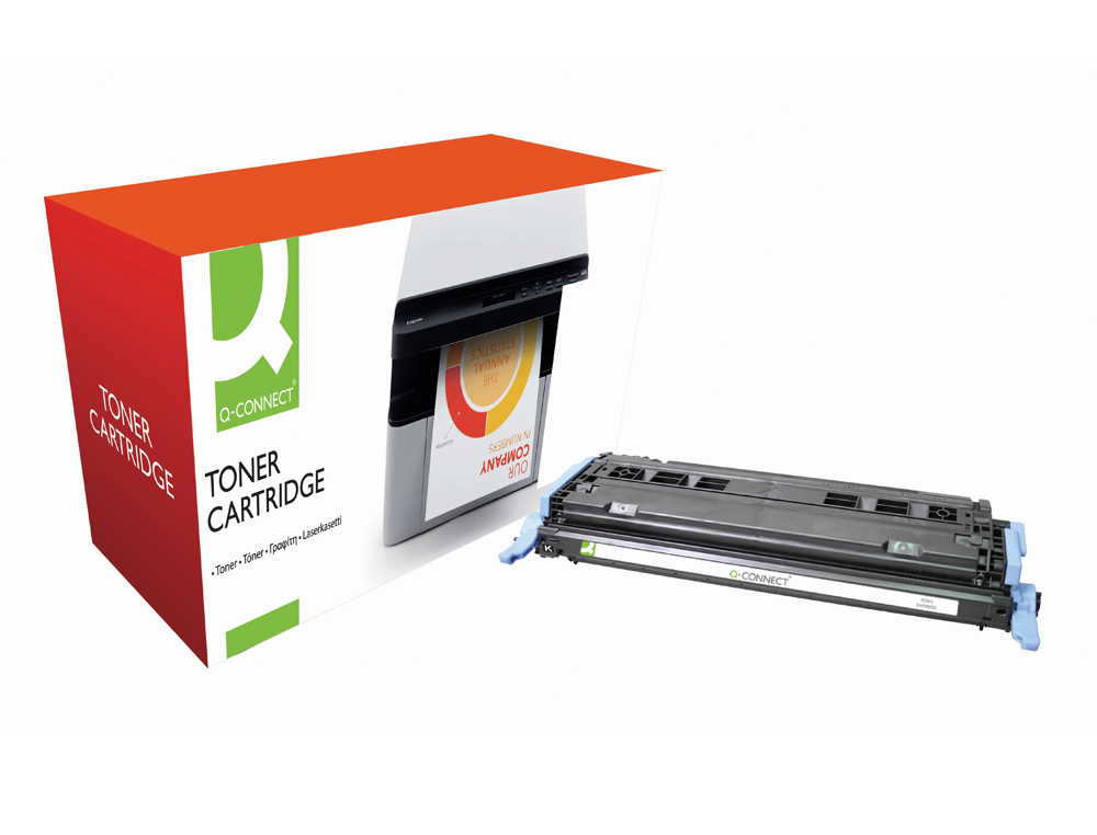 TONER LASER Q-CONNECT COMPATIBLE IMPRIMANTES HP Q6000A COULEUR NOIR 2500P