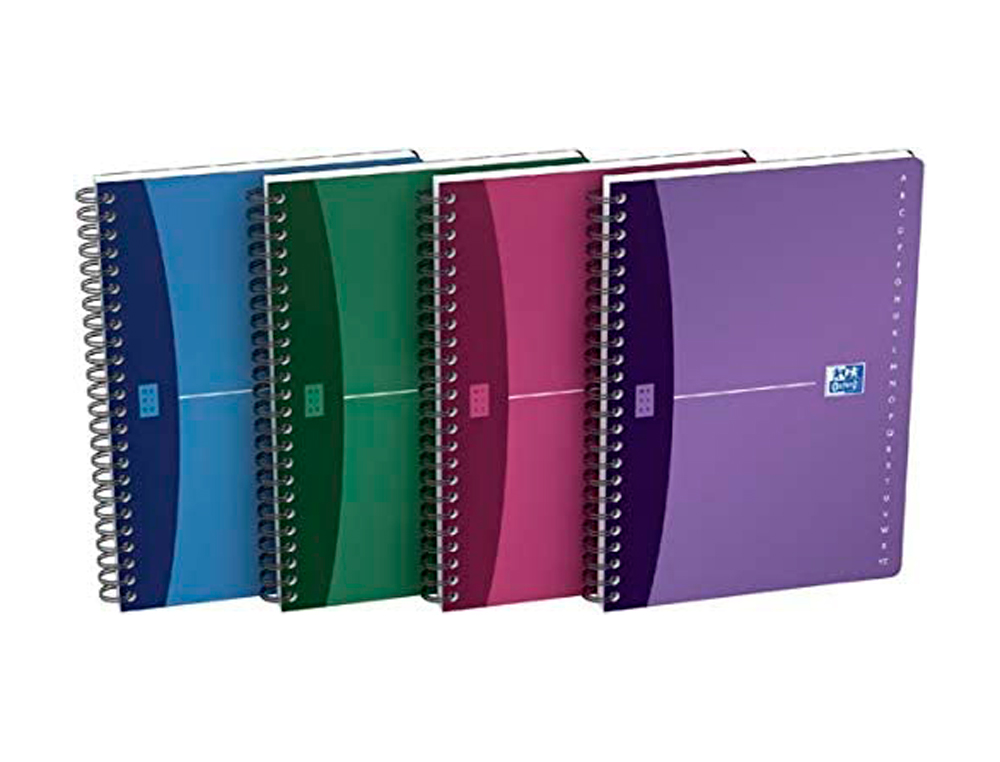 RPERTOIRE OXFORD RELIURE INTGRALE COUVERTURE PELLICULE LAVABLE POLYPROPYLNE A5 148X210MM 180 PAGES LIGN 7MM