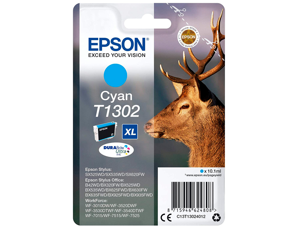 CARTOUCHE EPSON T1303 JET D'ENCRE C13T13034010 COULEUR MAGENTA 800P