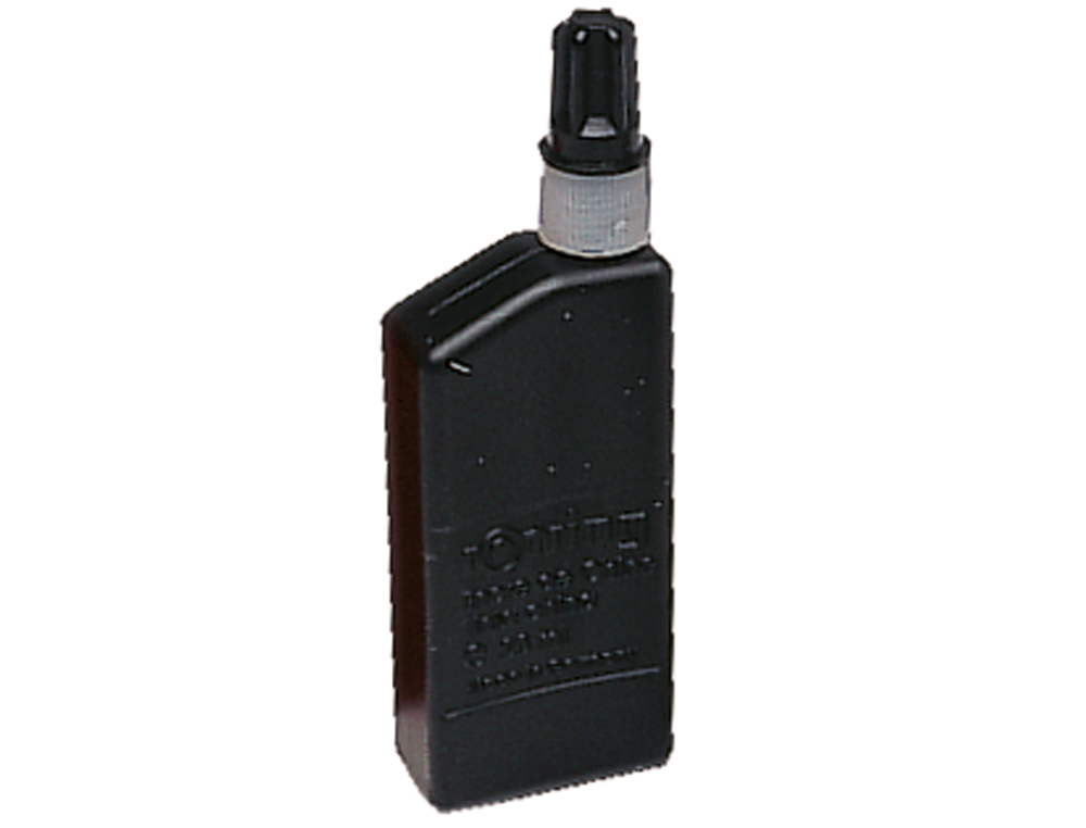 ENCRE DE CHINE ROTRING TRS FLUIDE SUPPORT CALQUE VGTAL PAPIER CARTON DESSIN RSISTANTE EAU GOMMAGE NOIR FLACON 23ML