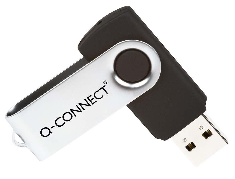 CL USB Q-CONNECT 2.0 64GB VITESSE LECTURE 18MB/S CRITURE 12MB/S CAPUCHON ROTATIF