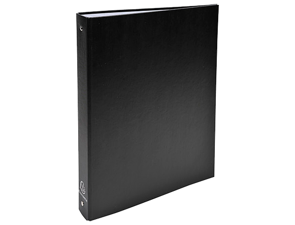 CLASSEUR EXACOMPTA 4 ANNEAUX 30MM A4 CARTE REMBORDE PVC DOS 40MM COLORIS NOIR