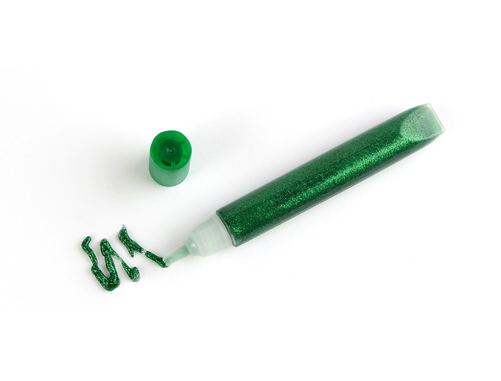 COLLE PAILLETÉE LIDERPAPEL COLORIS ASSORTIS MÉTALLISÉS BLISTER 6 UNITÉS 10G