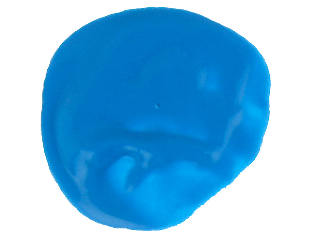 GOUACHE SCOLAIRE LIDERPAPEL LIQUIDE LAVABLE FERMETURE SÉCURITÉ BRILLANTE COLORIS BLEU FLACON 1000ML