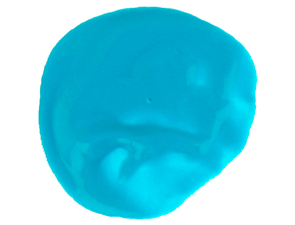 GOUACHE SCOLAIRE LIDERPAPEL LIQUIDE LAVABLE FERMETURE SÉCURITÉ BRILLANTE COLORIS TURQUOISE FLACON 1000ML