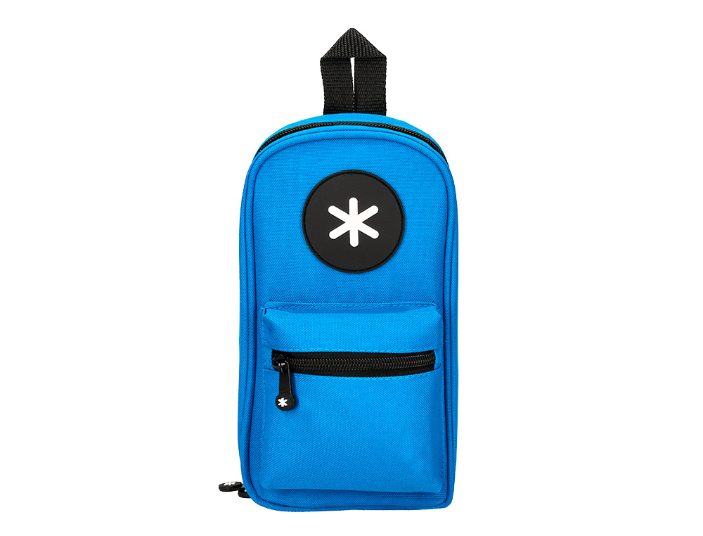 TROUSSE OVALE ANTARTIK AVEC 4 COMPARTIMENTS 230 X 50 X 120  MM BLEU