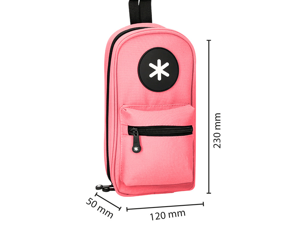 TROUSSE OVALE ANTARTIK AVEC 4 COMPARTIMENTS 230 X 50 X 120  MM CORAIL
