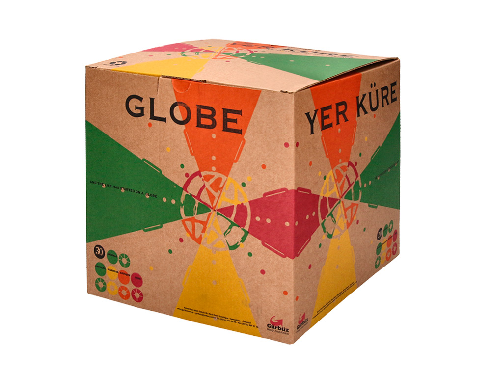 GLOBE TERRESTRE ANTARTIK LUMINEUX CARTE PHYSIQUE ET POLITIQUE EFFAÇABLE DIAMETRE 30 CM