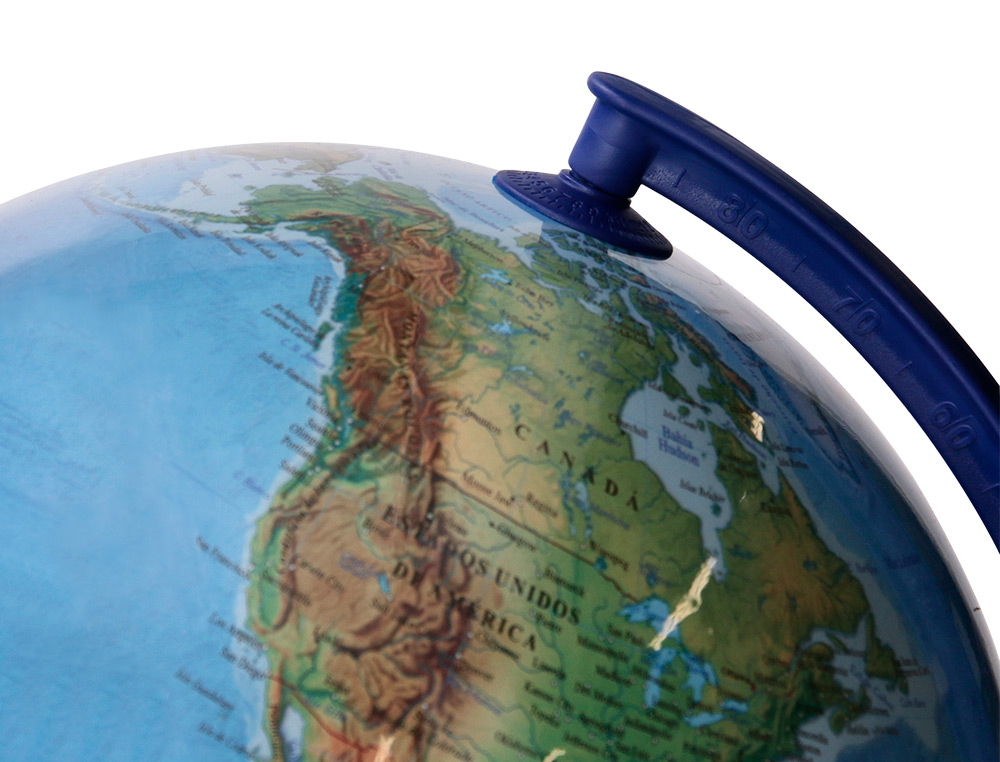 GLOBE TERRESTRE ANTARTIK LUMINEUX CARTE PHYSIQUE ET POLITIQUE EFFAÇABLE DIAMETRE 30 CM