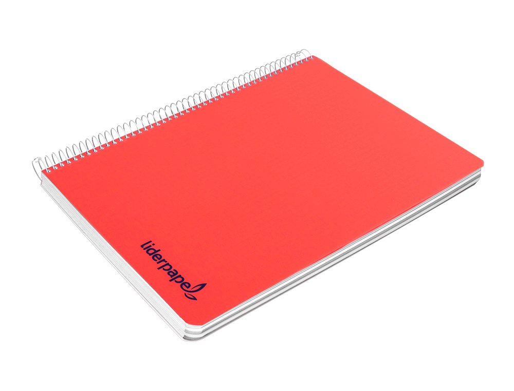 CAHIER SPIRALE LIDERPAPEL A5 MICRO WONDER 80 PAGES 90G 5X5MM 4 TROUS 5 BANDES COLORIS ASSORTIS