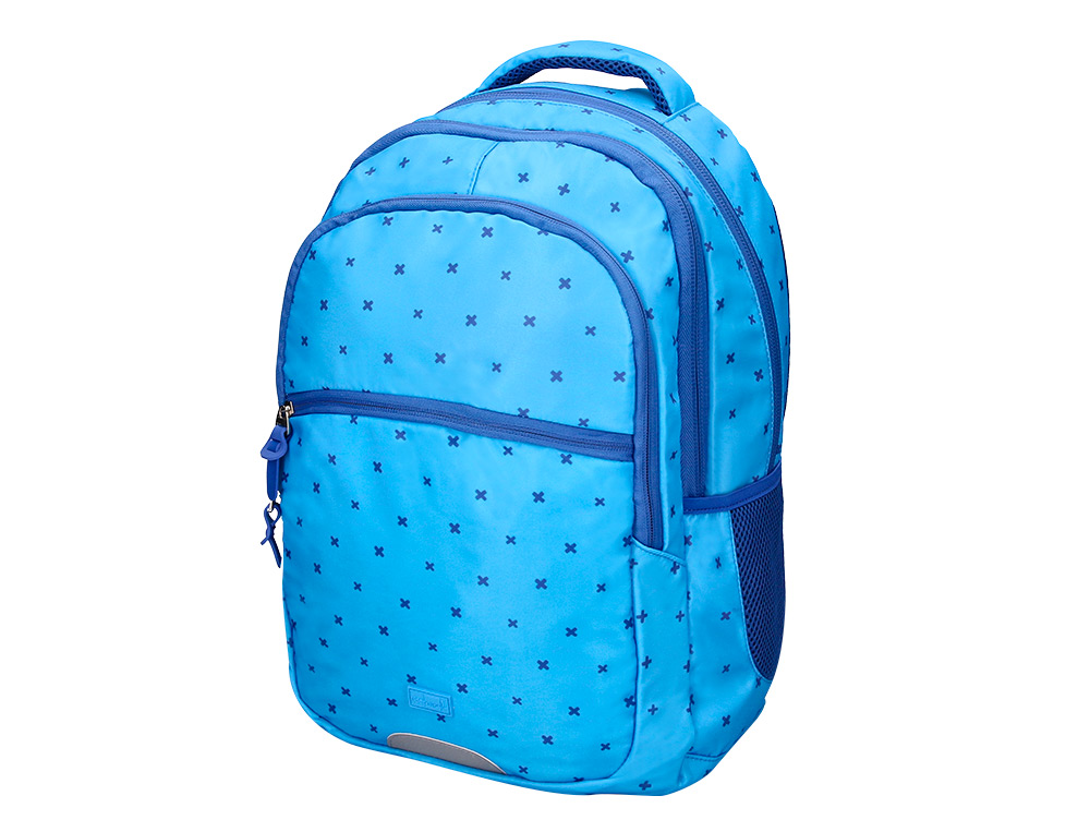 SAC A DOS LIDERPAPEL SCOLAIRE 450X145X300MM COLORIS BLEU