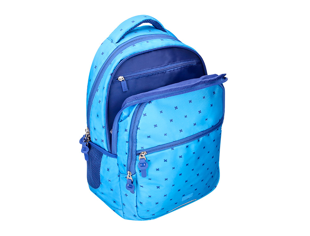 SAC A DOS LIDERPAPEL SCOLAIRE 450X145X300MM COLORIS BLEU