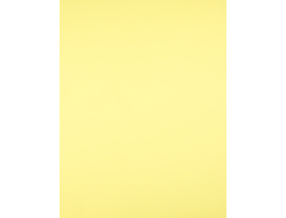 PAPIER CARTONNÉ LIDERPAPEL DESSIN TRAVAUX MANUELS 240G/M2 50X65CM UNICOLOR JAUNE MOYEN