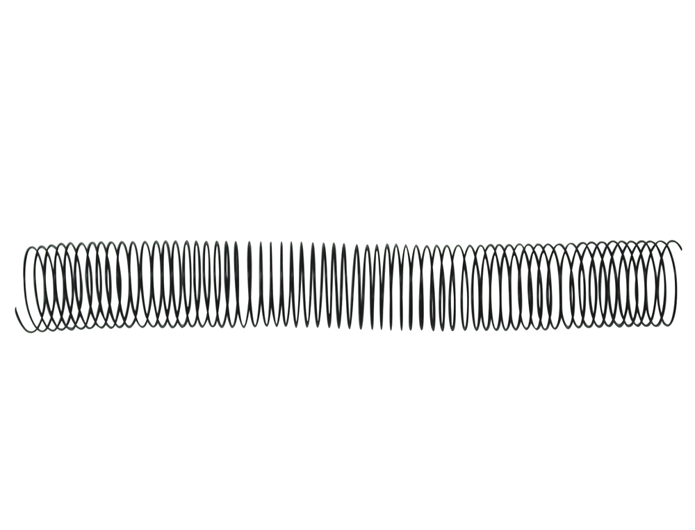 SPIRALE Q-CONNECT MÉTALLIQUE RELIEUR PAS 5:1 440F CALIBRE 1.2MM DIAMÈTRE 48MM COLORIS NOIR BOÎTE 25 UNITÉS