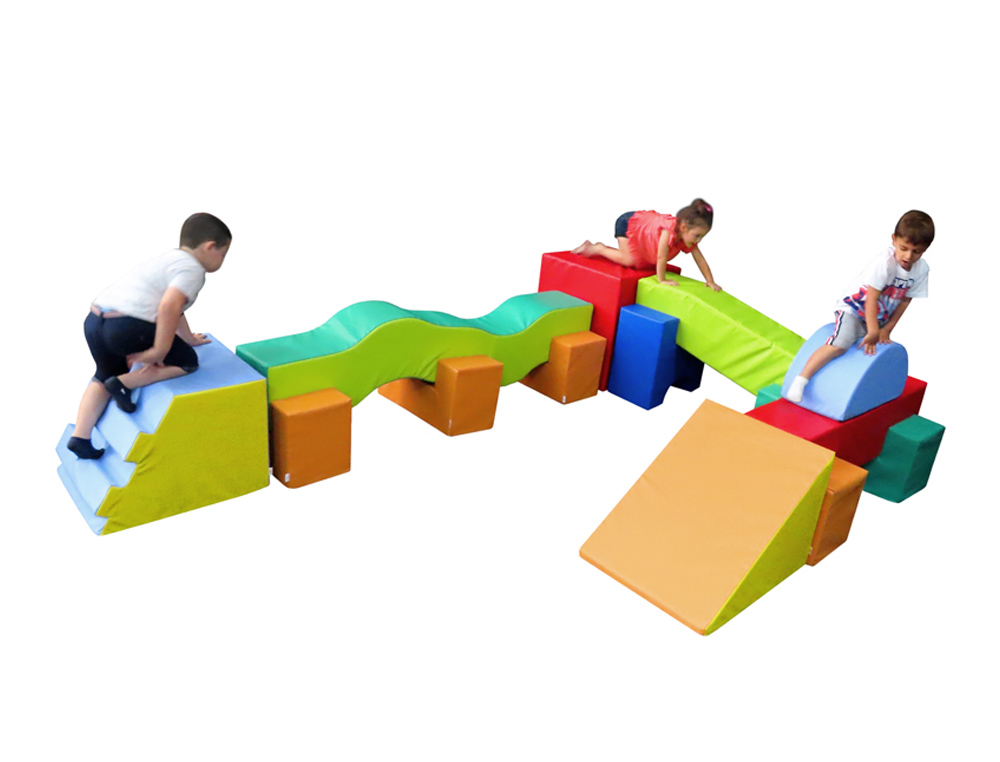 ENSEMBLE PSYCHOMOTRICITÉ• 39 SUMO DIDACTIC MULTICOLORE 355X205X80CM