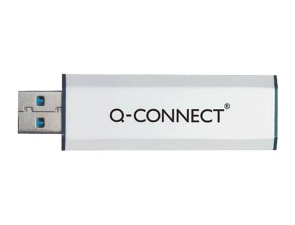 CLÉ USB Q-CONNECT 3.0 8GB LECTURE175MB/S ÉCRITURE 60MB/S RÉ TRACTABLE INTERFACE SUPERSPEED 3.0 COMPATIBLE USB 2.0
