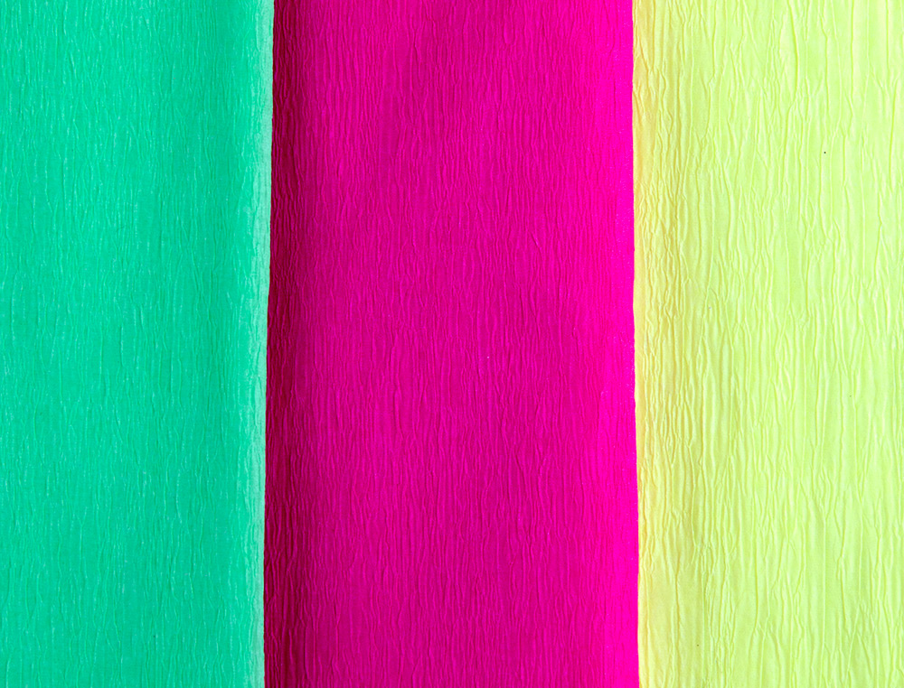 PAPIER CRÉPON LIDERPAPEL 34G/M2 50CMX2.5M UNICOLORE ROSE FLUORESCENT