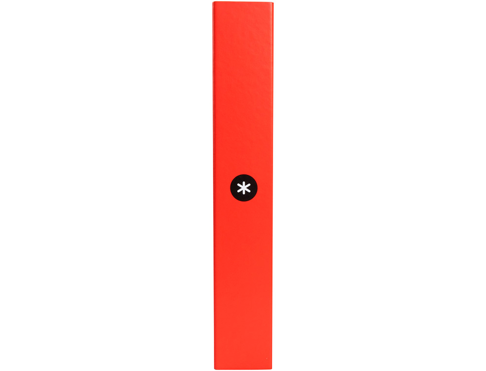 CLASSEUR ANTARTIK 4 ANNEAUX END 40MM A4+ CARTON REMBORDÉ COLORIS ROUGE