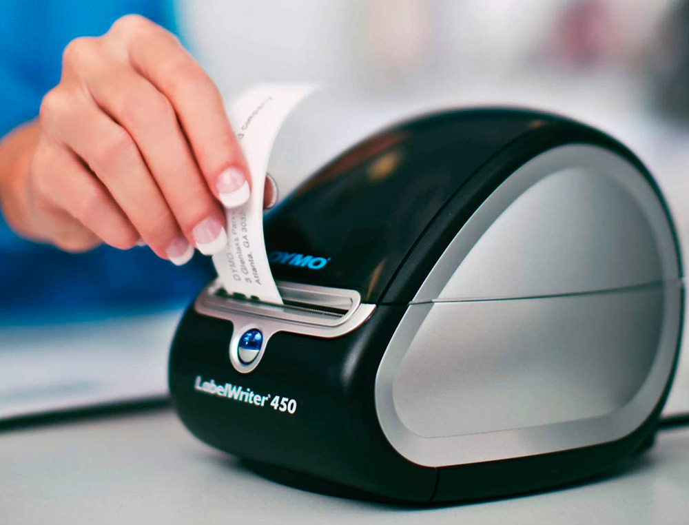 ETIQUETTE ADHESIVE DYMO LABELWRITER PERMANENTE 28X89MM REF S0722380 4 COLORIS RUBAN 130 UNITES