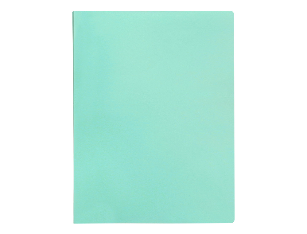 PROTEGE-DOCUMENTS LIDERPAPEL POLYPROPYLENE COUVERTURE FLEXIBLE 20 POCHETTES FIXES A4 210X297MM VERT POMME