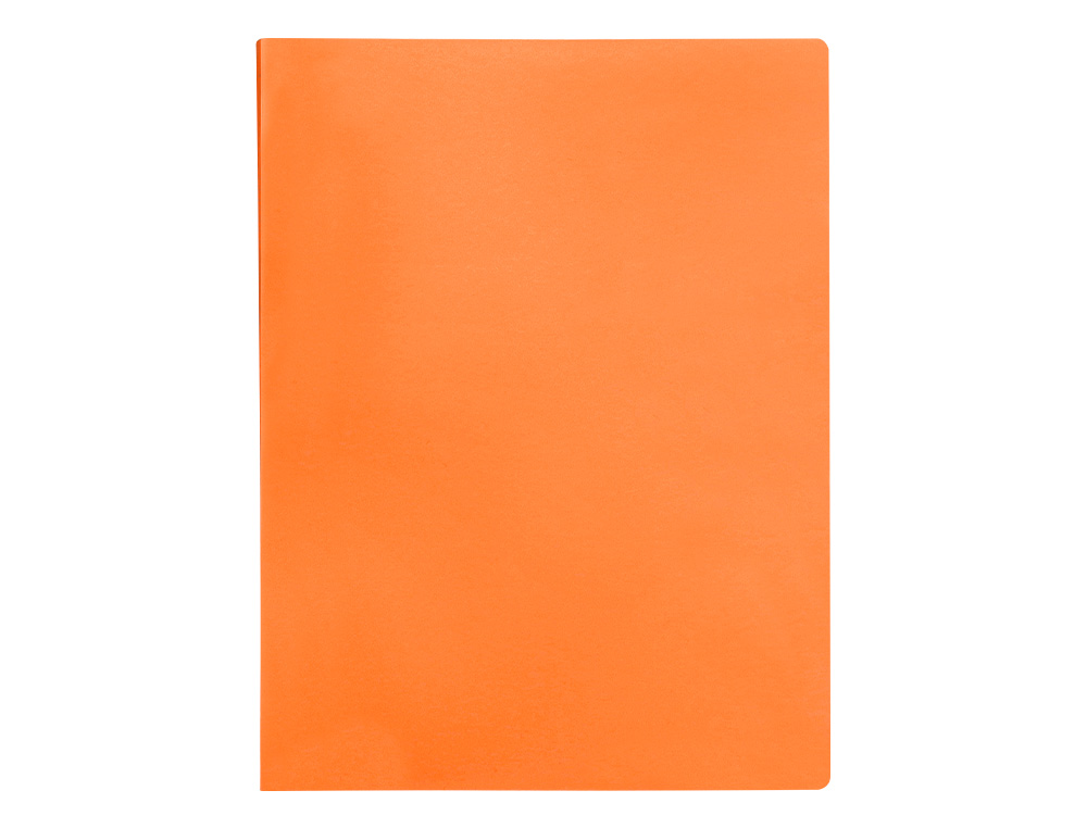 PROTEGE-DOCUMENTS LIDERPAPEL POLYPROPYLENE COUVERTURE FLEXIBLE 40 POCHETTES FIXES A4 220X297MM ORANGE FLUO