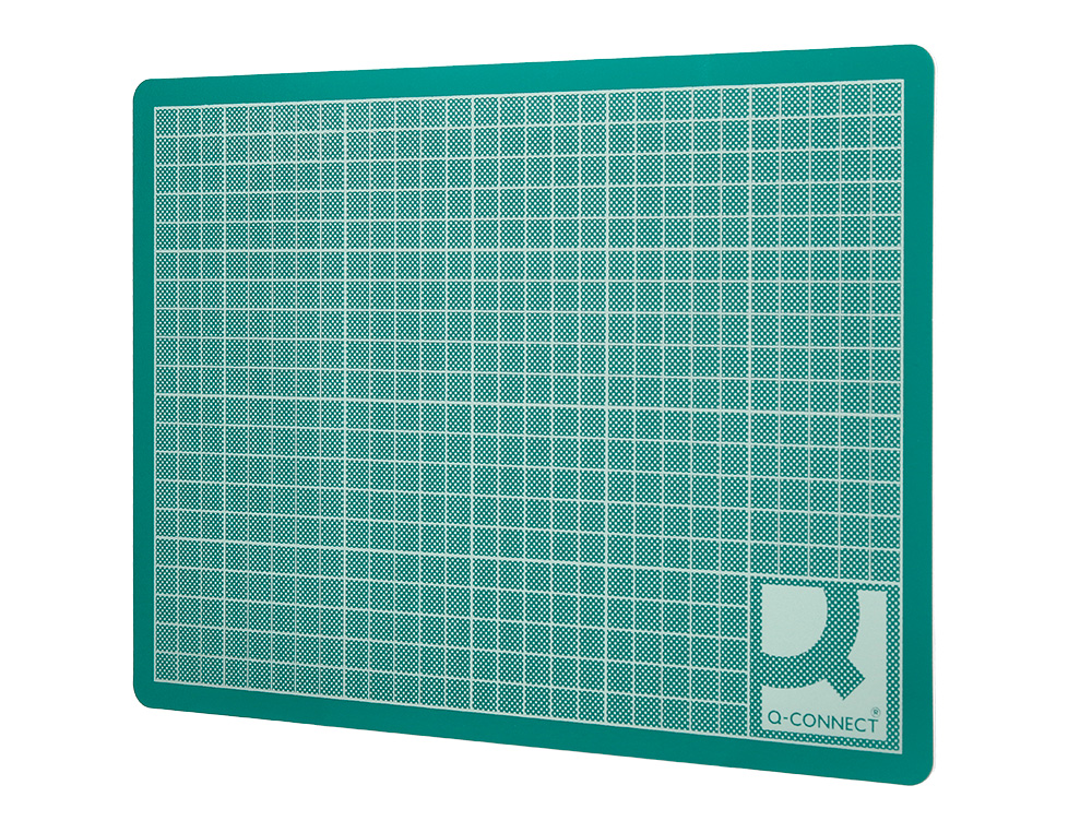 PLAQUE COUPE Q-CONNECT PVC ÉPAISSEUR 3MM 300X450MM A3 COLORIS VERT