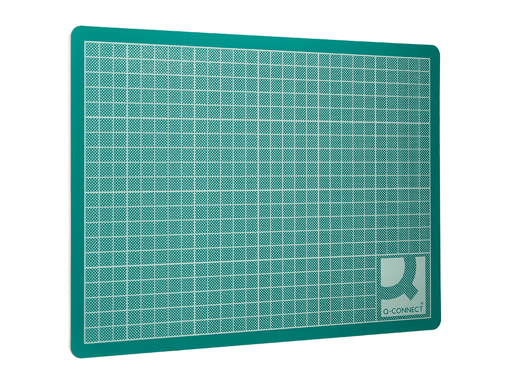 PLAQUE COUPE Q-CONNECT PVC ÉPAISSEUR 3MM 300X450MM A3 COLORIS VERT