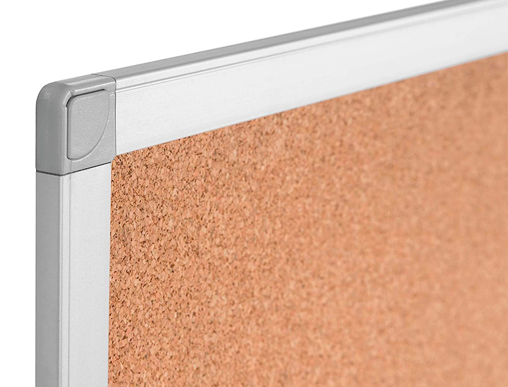 TABLEAU LIGE Q-CONNECT MURAL CADRE ALUMINIUM RSISTANCE HUMIDIT ACCESSOIRES FIXATION MUR 1MM PAISSEUR 90X60CM