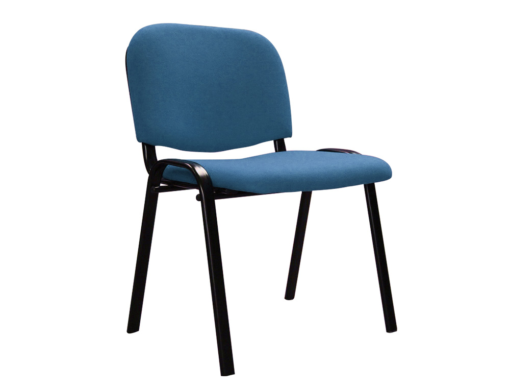 CHAISE Q-CONNECT CONNECT EMPILABLE 4 PIEDS POIDS MAXIMUM SUPPORTÉ 100KG 91X49X44CM COLORIS BLEU 5.3KG