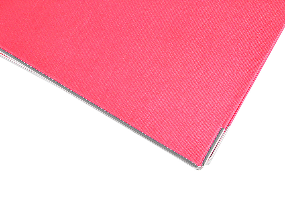 CLASSEUR LEVIER LIDERPAPEL A4 DOCUMENTA CARTON REMBORD 1,9MM DOS 52MM RADO MTALLIQUE COLORIS ROUGE
