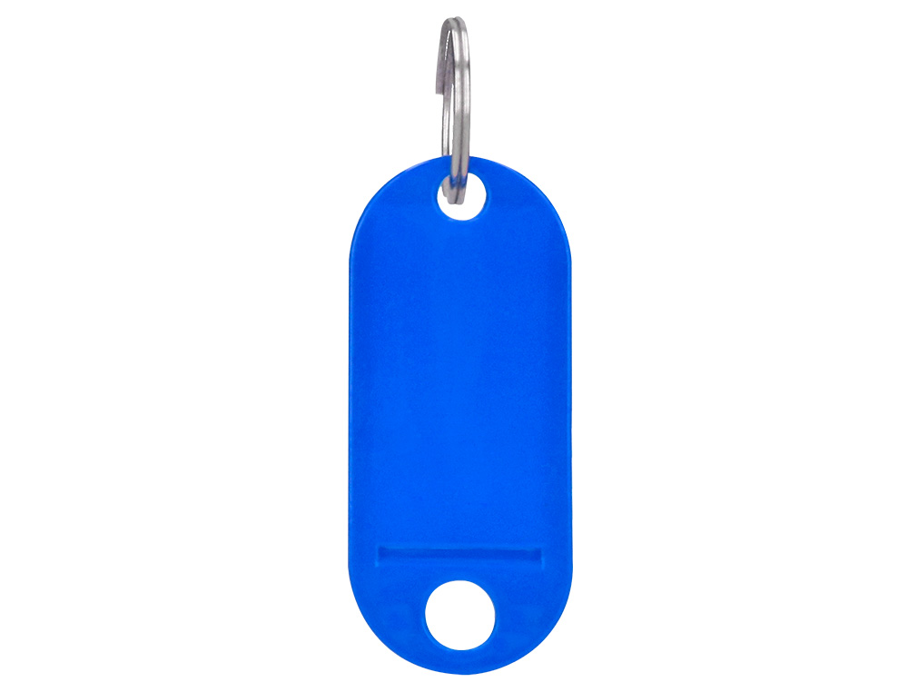 PORTE-CLS Q-CONNECT PORTE-TIQUETTE PLASTIQUE 50X22MM COLORIS BLEU PRSENTOIR 100 UNITS