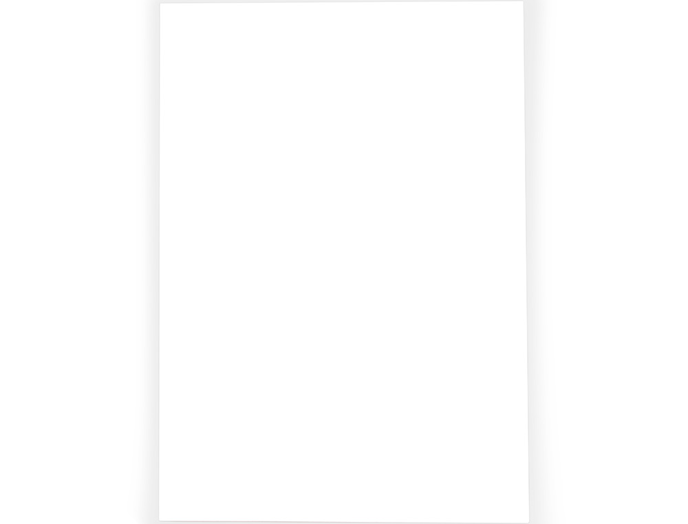 CARTON ENTRECOLLE LIDERPAPEL 70X100CM EPAISSEUR 5MM        UNICOLORE BLANC
