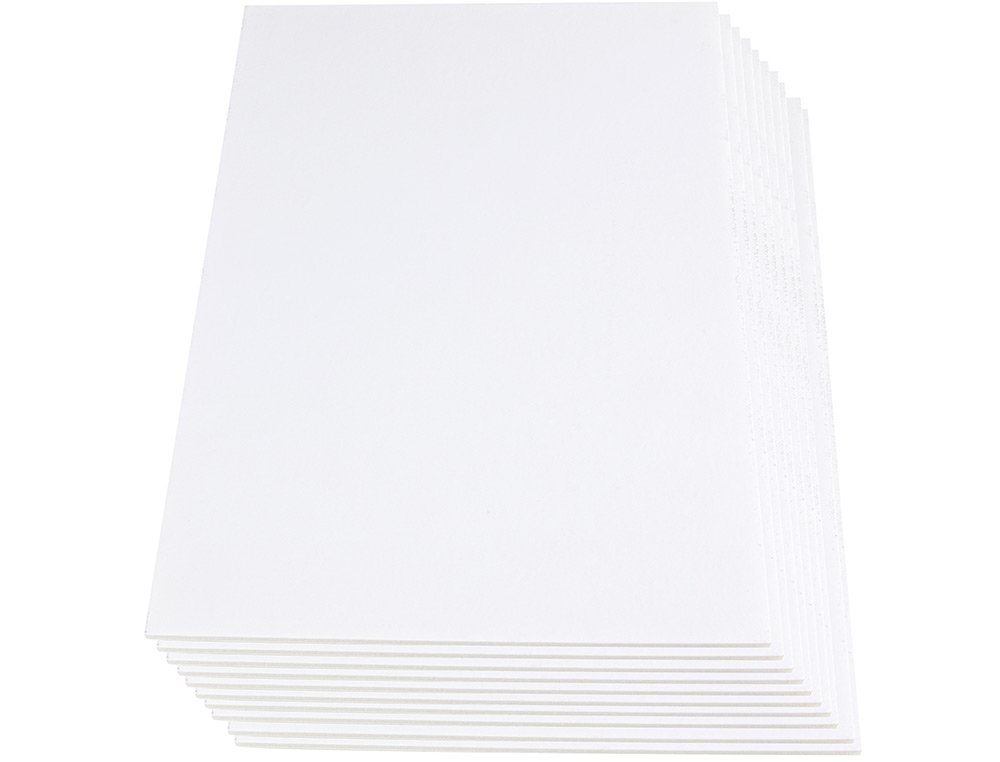 CARTON ENTRECOLLE LIDERPAPEL 70X100CM EPAISSEUR 5MM        UNICOLORE BLANC