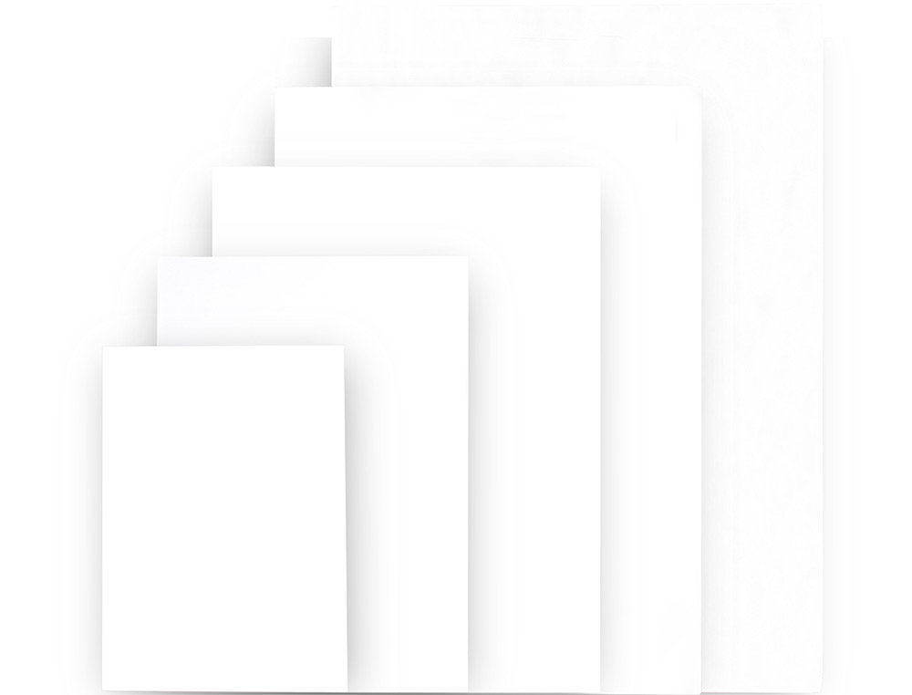 CARTON ENTRECOLLE LIDERPAPEL 70X100CM EPAISSEUR 5MM        UNICOLORE BLANC